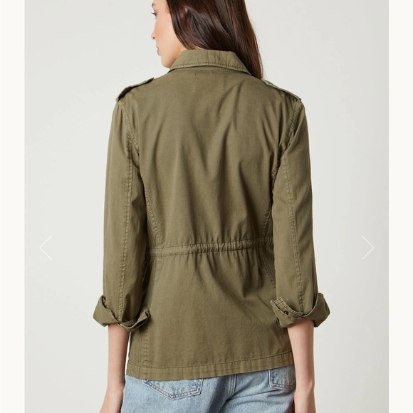 Lily Aldridge for Velvet by Graham & Spencer Army Jacket size small. - Picture 3 of 7